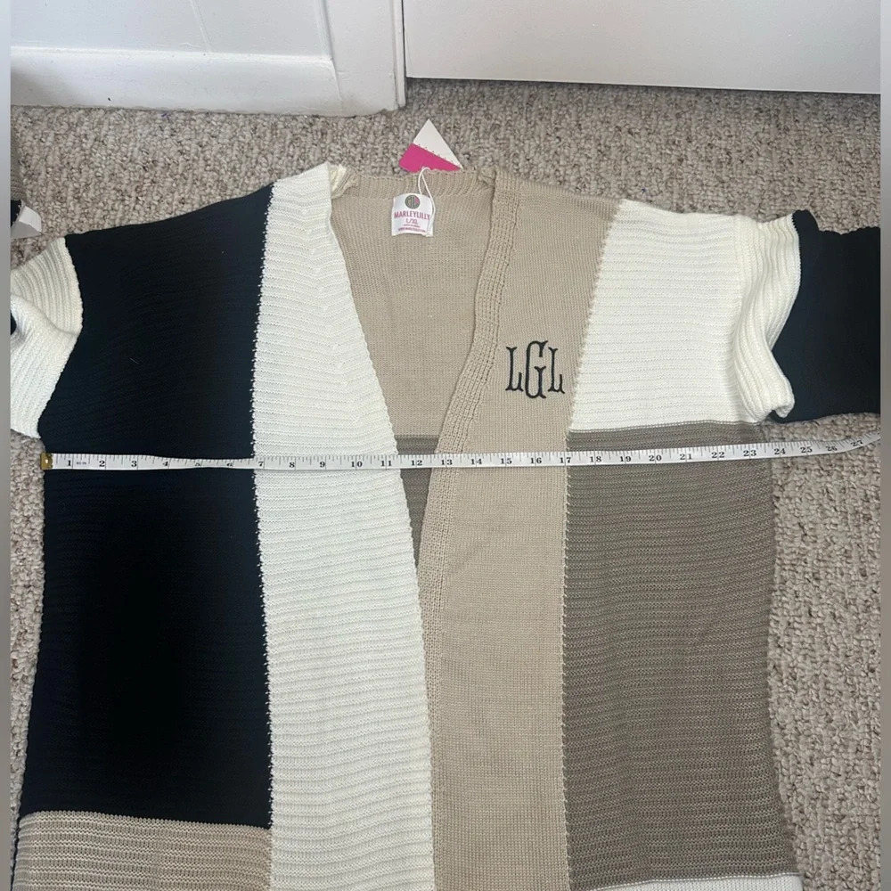 Marleylilly monoblock Knit Sweater or Cardigan size L/XL - Picture 6 of 6